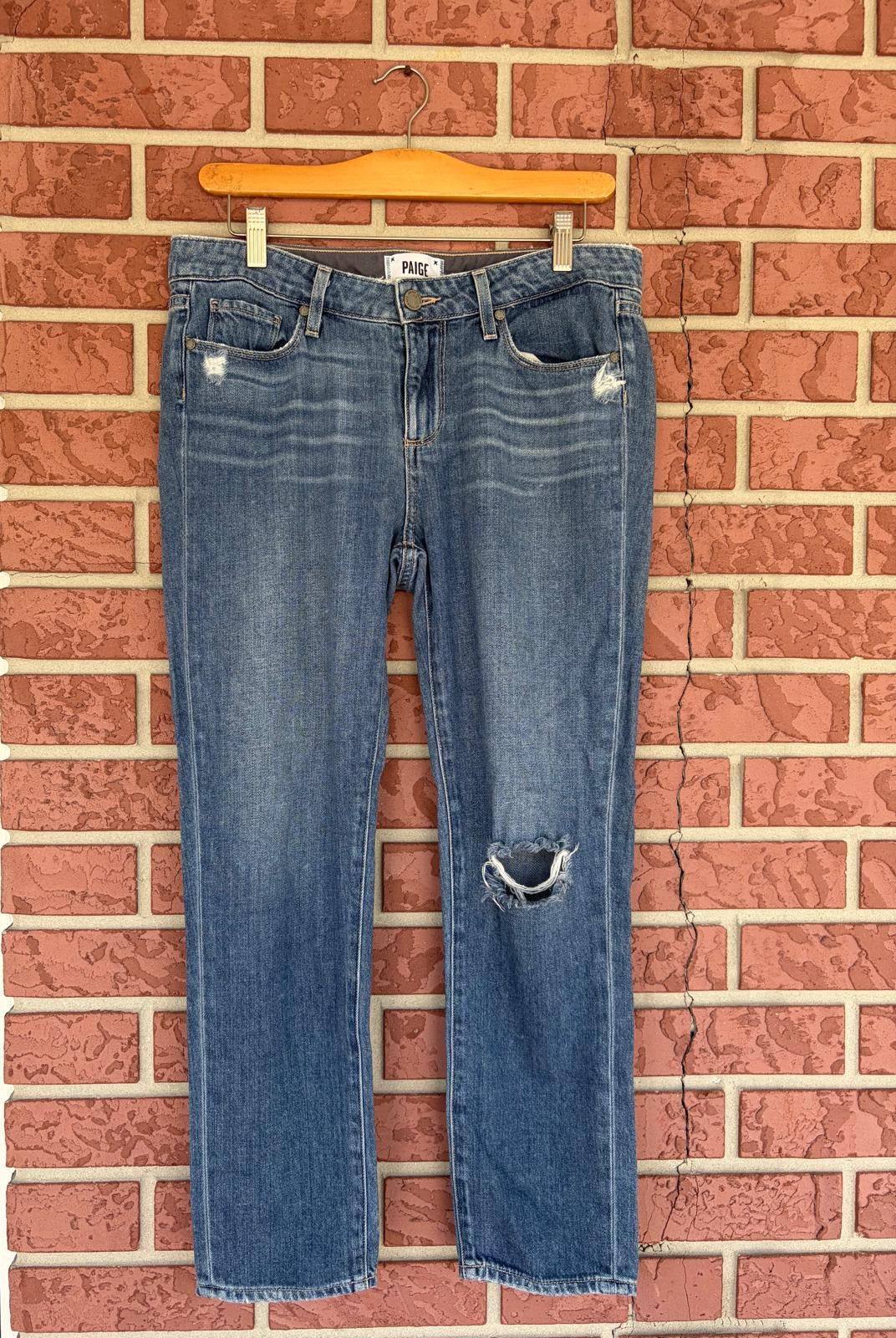 PAIGE Dark Washed Jeans