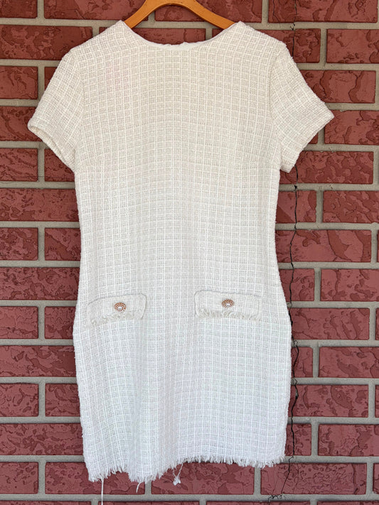 Bebop white cream dress