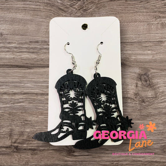 Boots Up Earrings