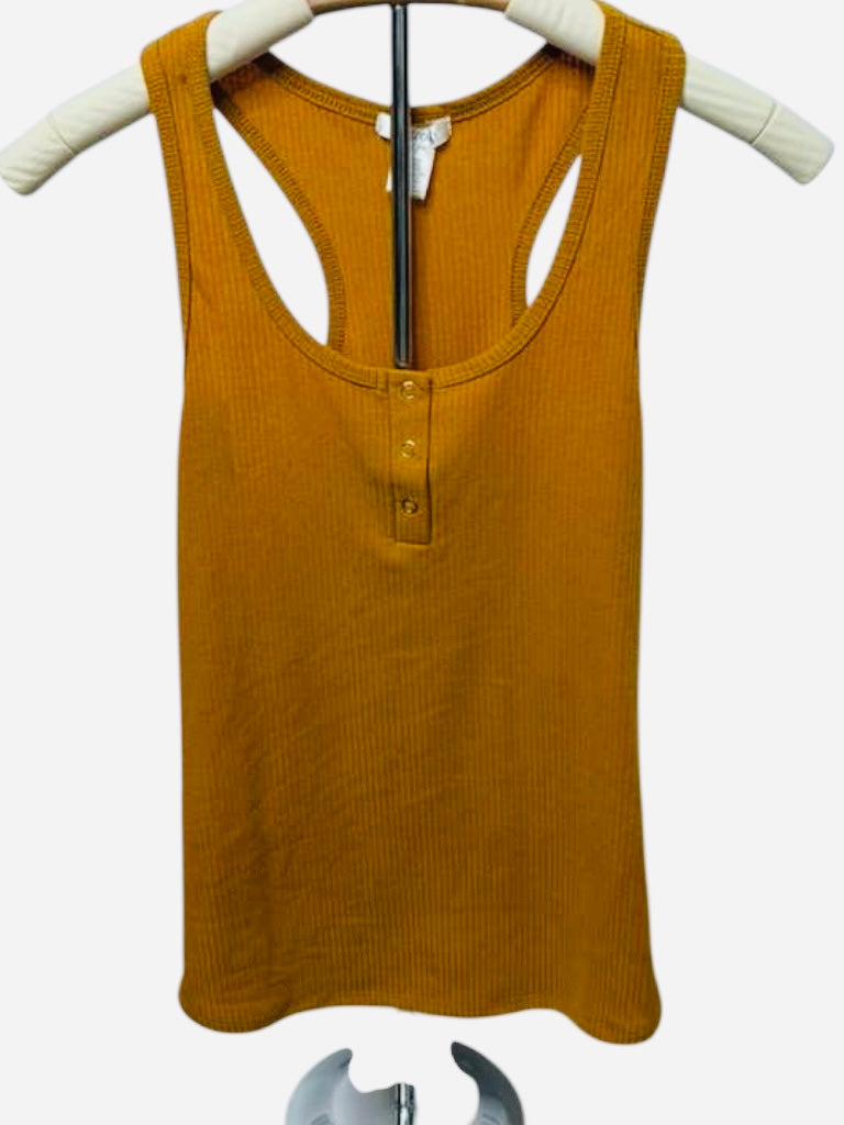 62 Tan tank top ripple
