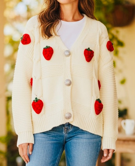 Strawberry Fields Sweater
