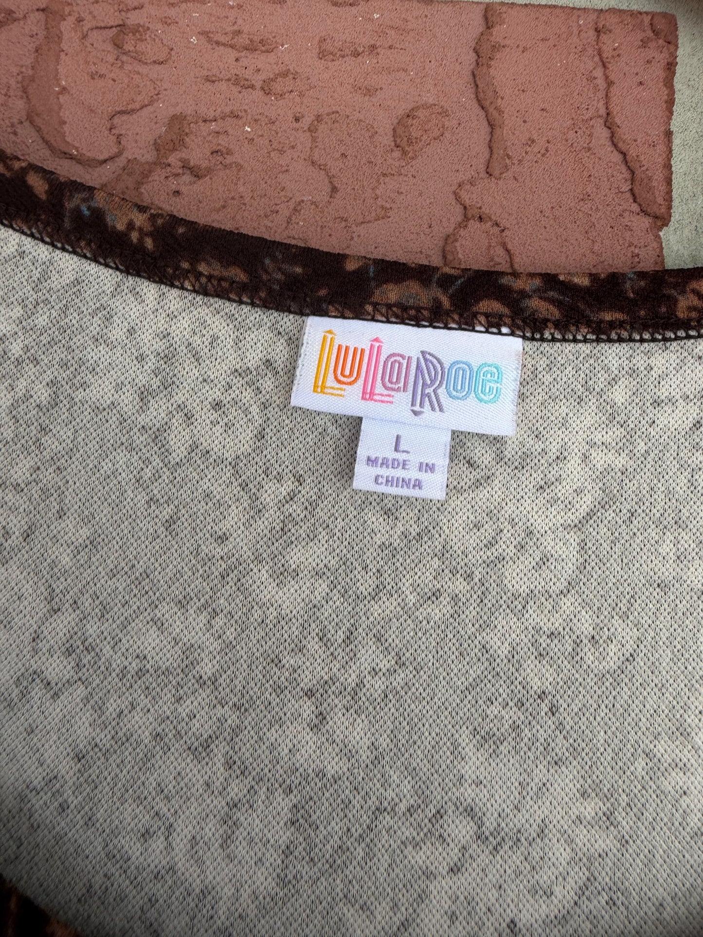 174 Lularoe floral brown dress