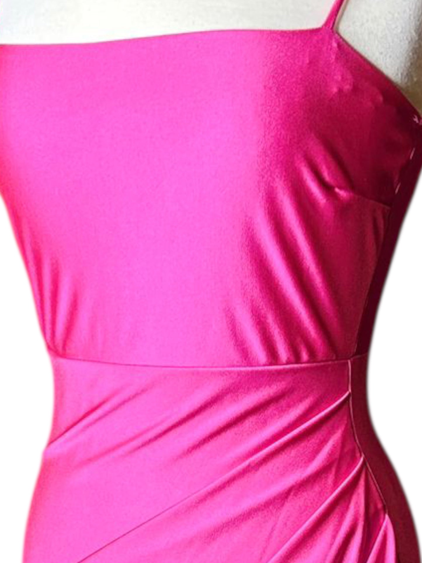 Windsor hot pink high slit dress