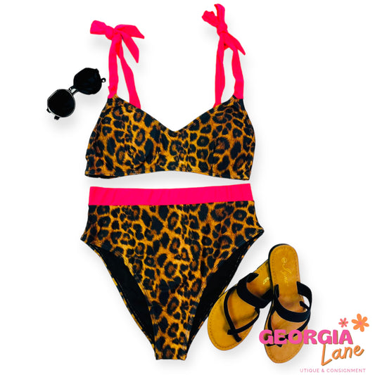 Swag summer cheetah swimsuit