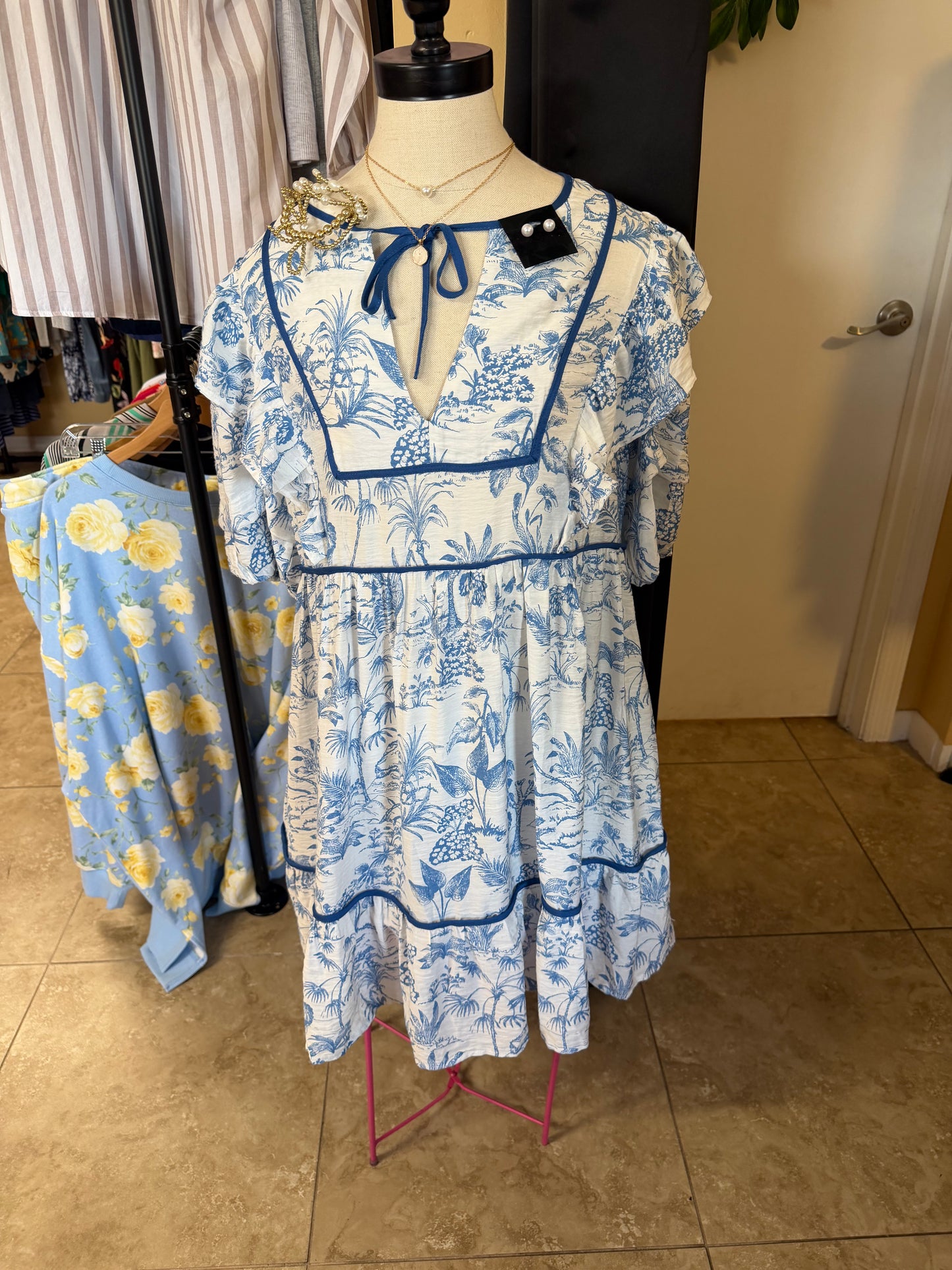 Blue royalty dress