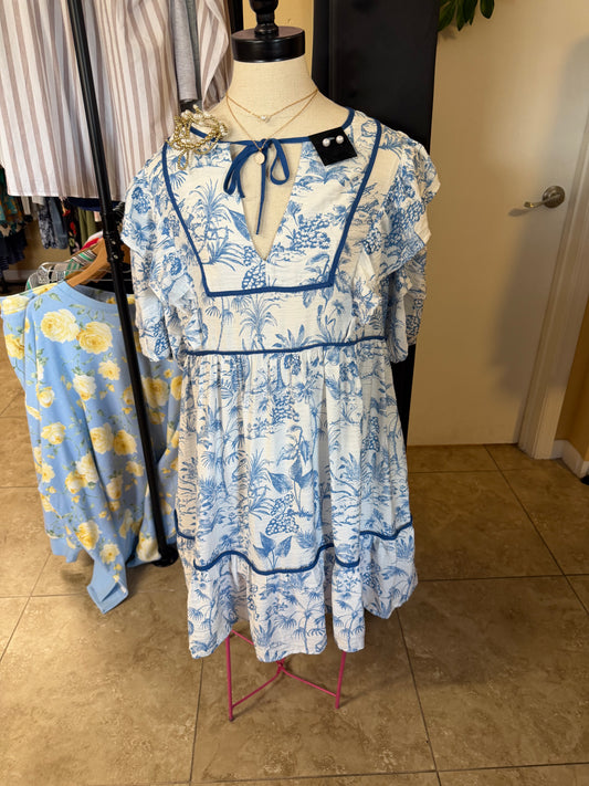 Blue royalty dress