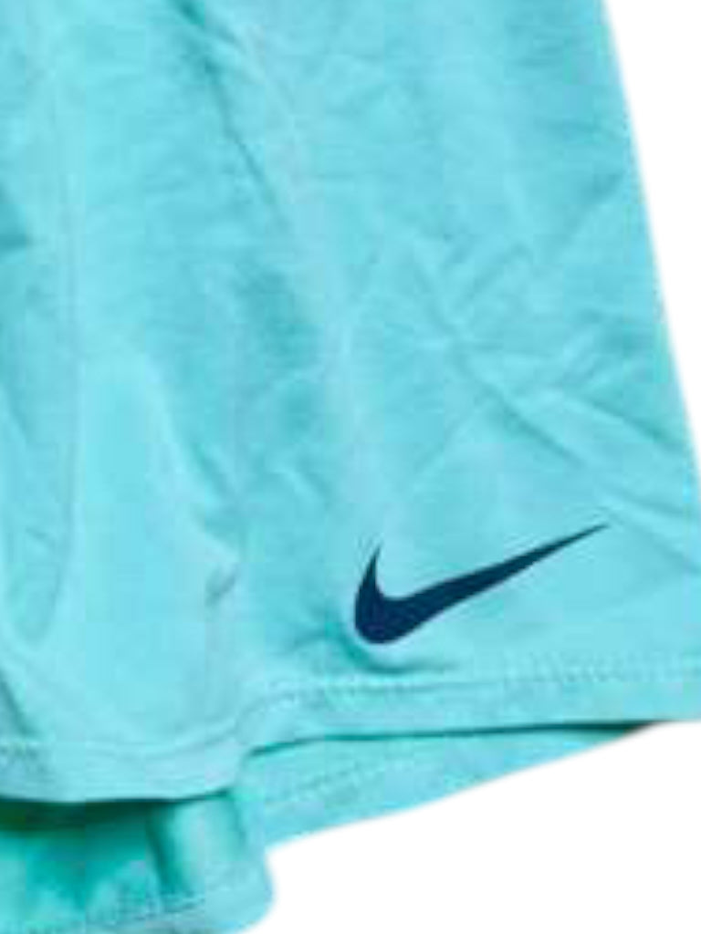 Nike blue shorts black waist