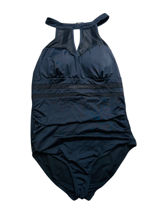 Black one piece black swim suit