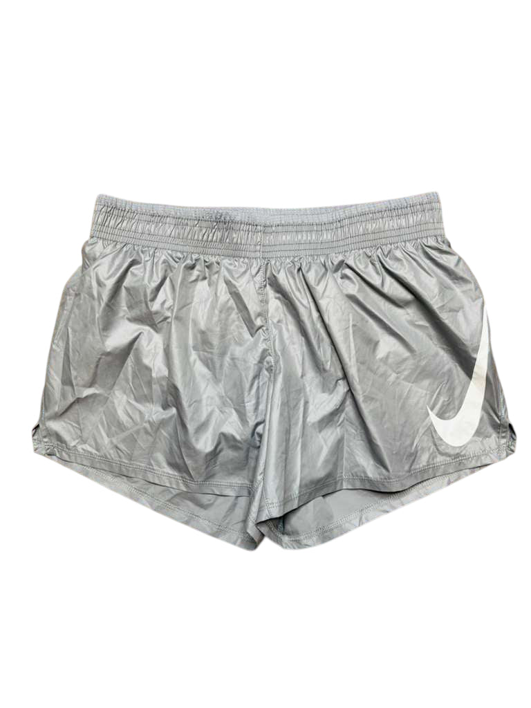 Nike silver running shorts