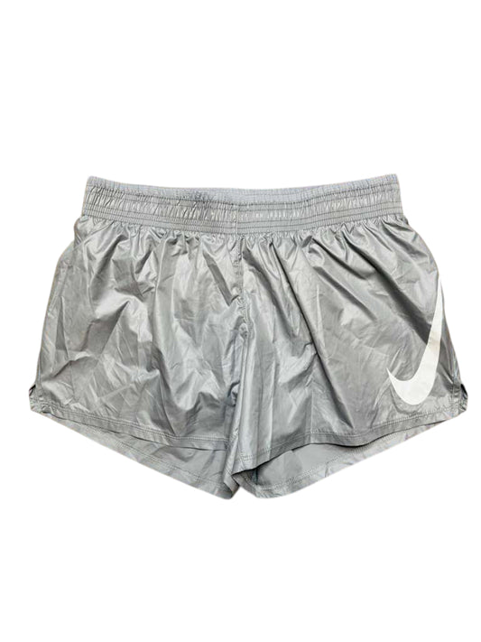 Nike silver running shorts