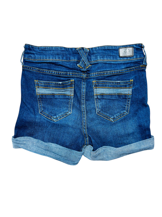 Justice denim shorts dark wash NWT
