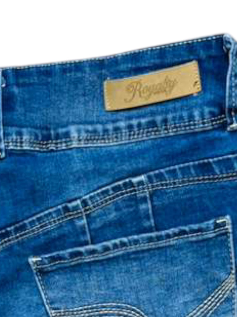 Royalty dark denim Jean shorts