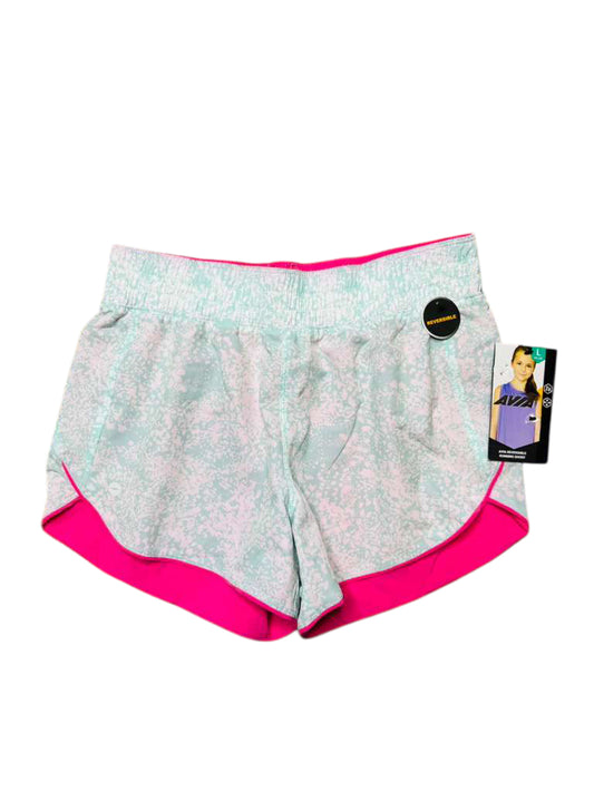 Avia athletic reversible shorts mint and hot pink NWT