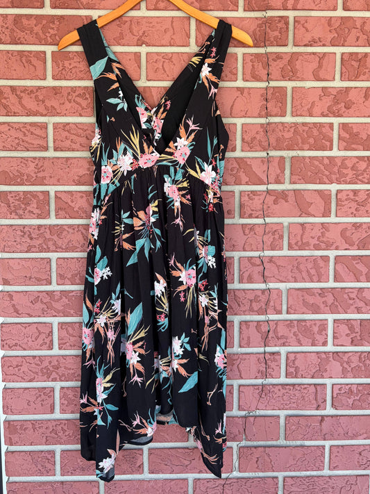 Taylor & Sage floral black sundress