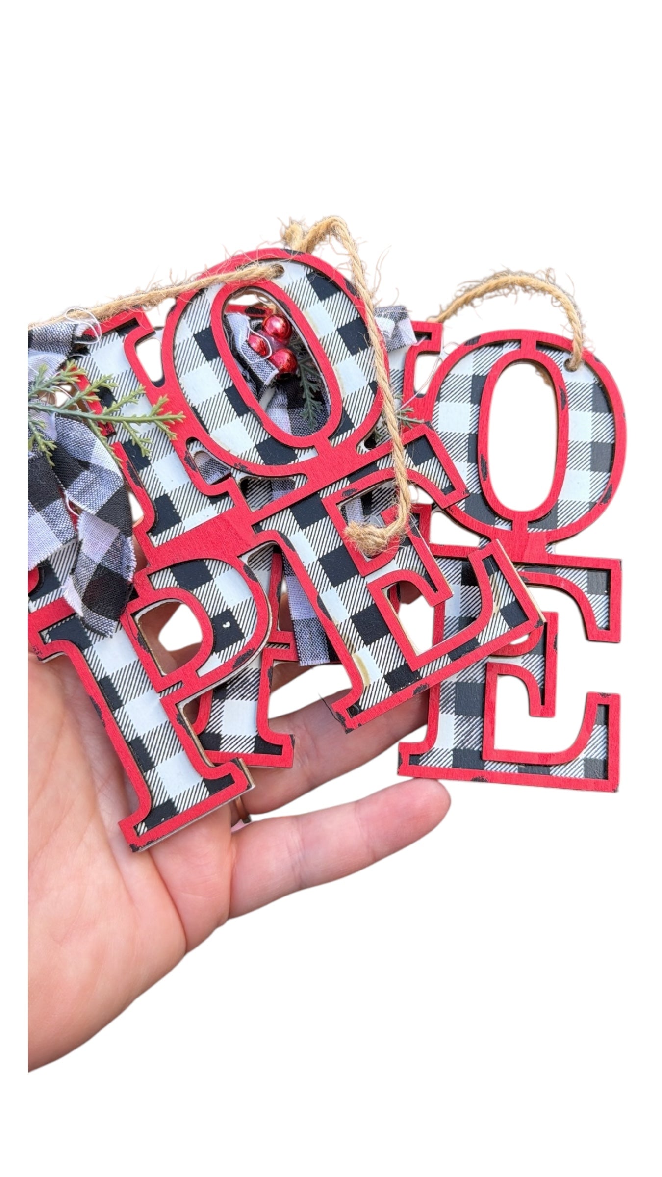 Hope buffalo checkered with red trim