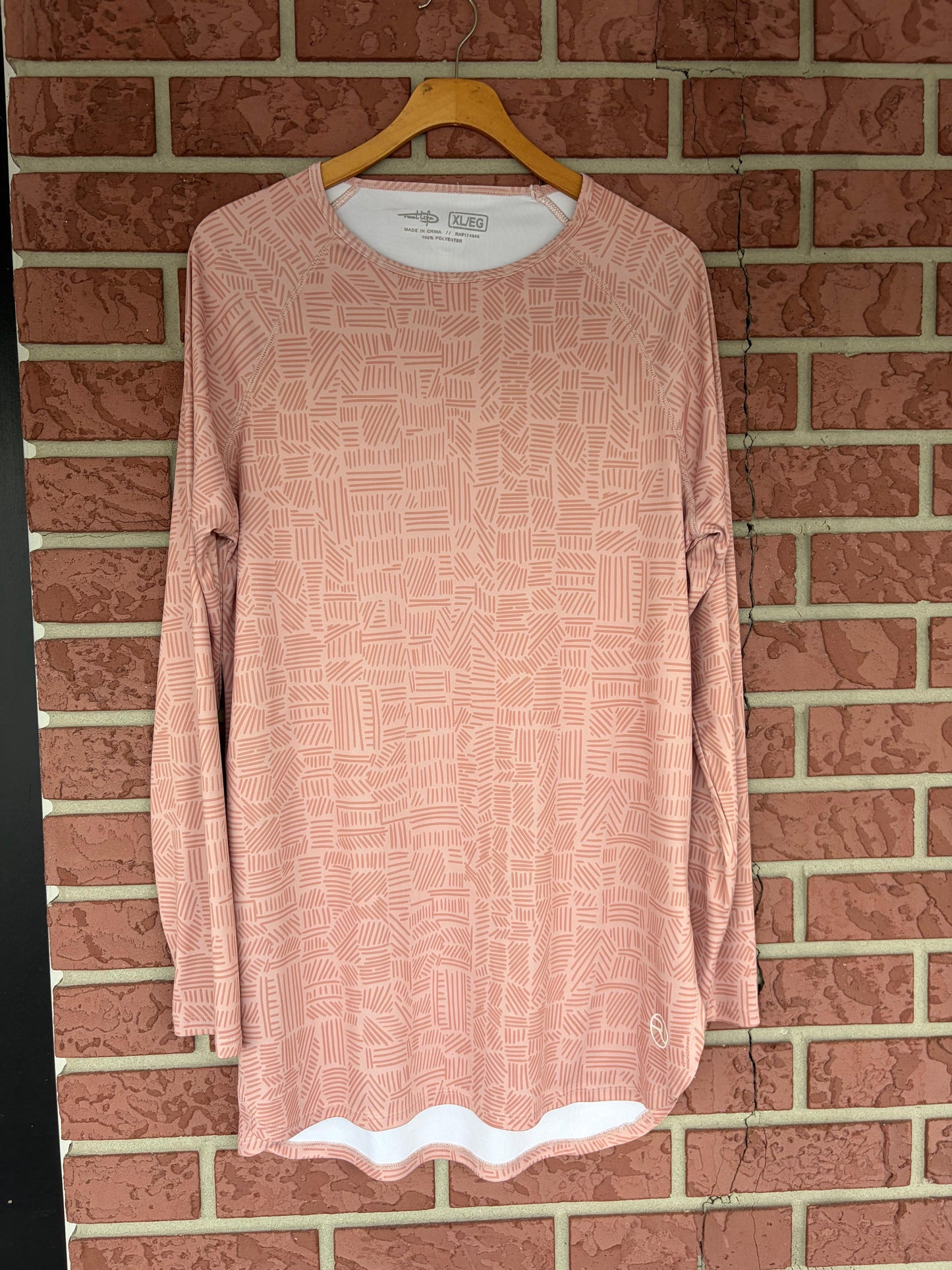 Reel Life peach long sleeve top