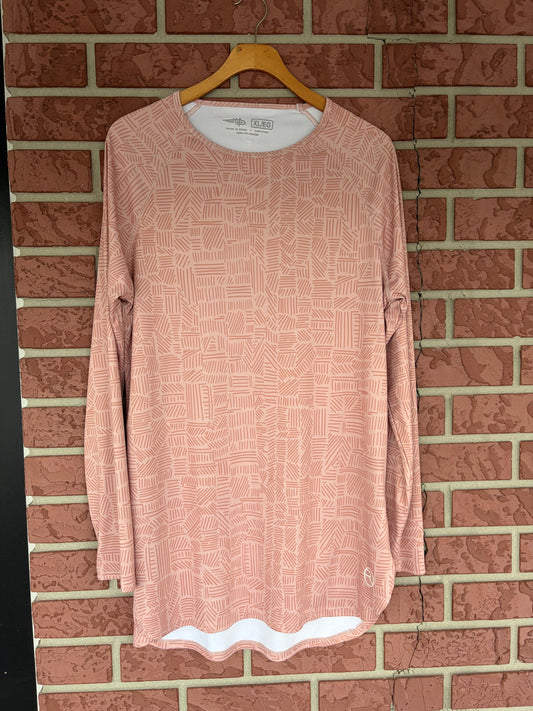 Reel Life peach long sleeve top