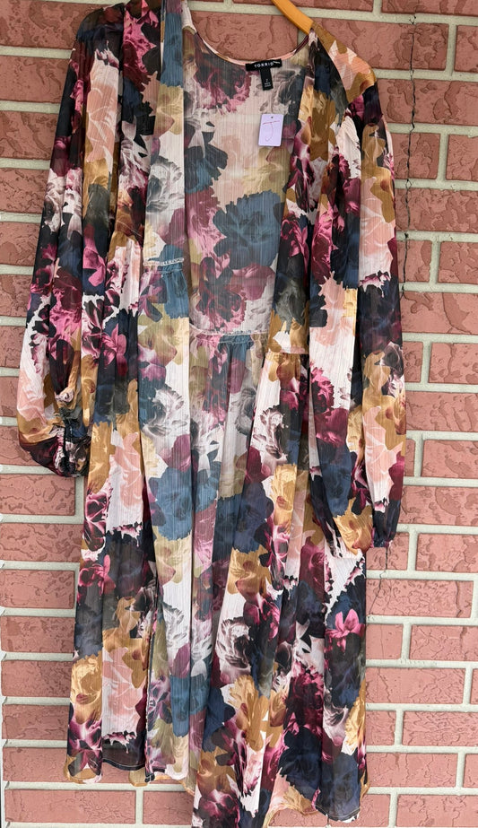 256 TORRID Long Cardigan