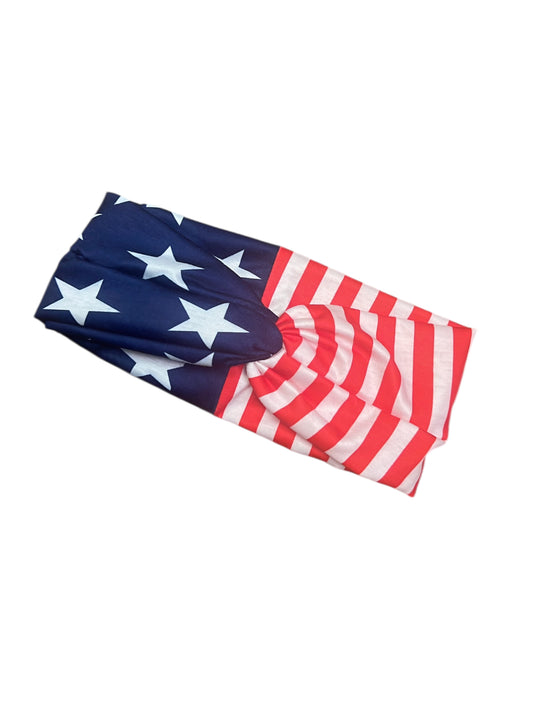 American flag headband