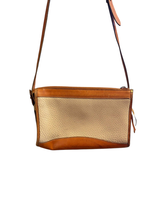 Vintage Dooney and Burke tan cream leather bag