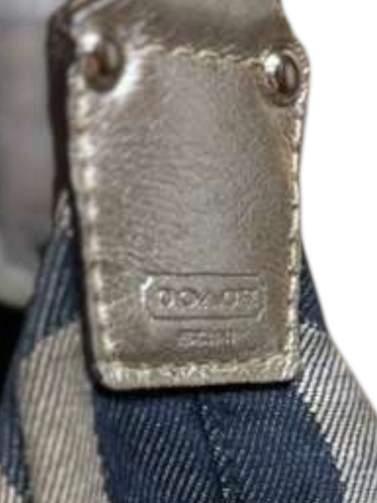 Coach denim  bag  signature vintage