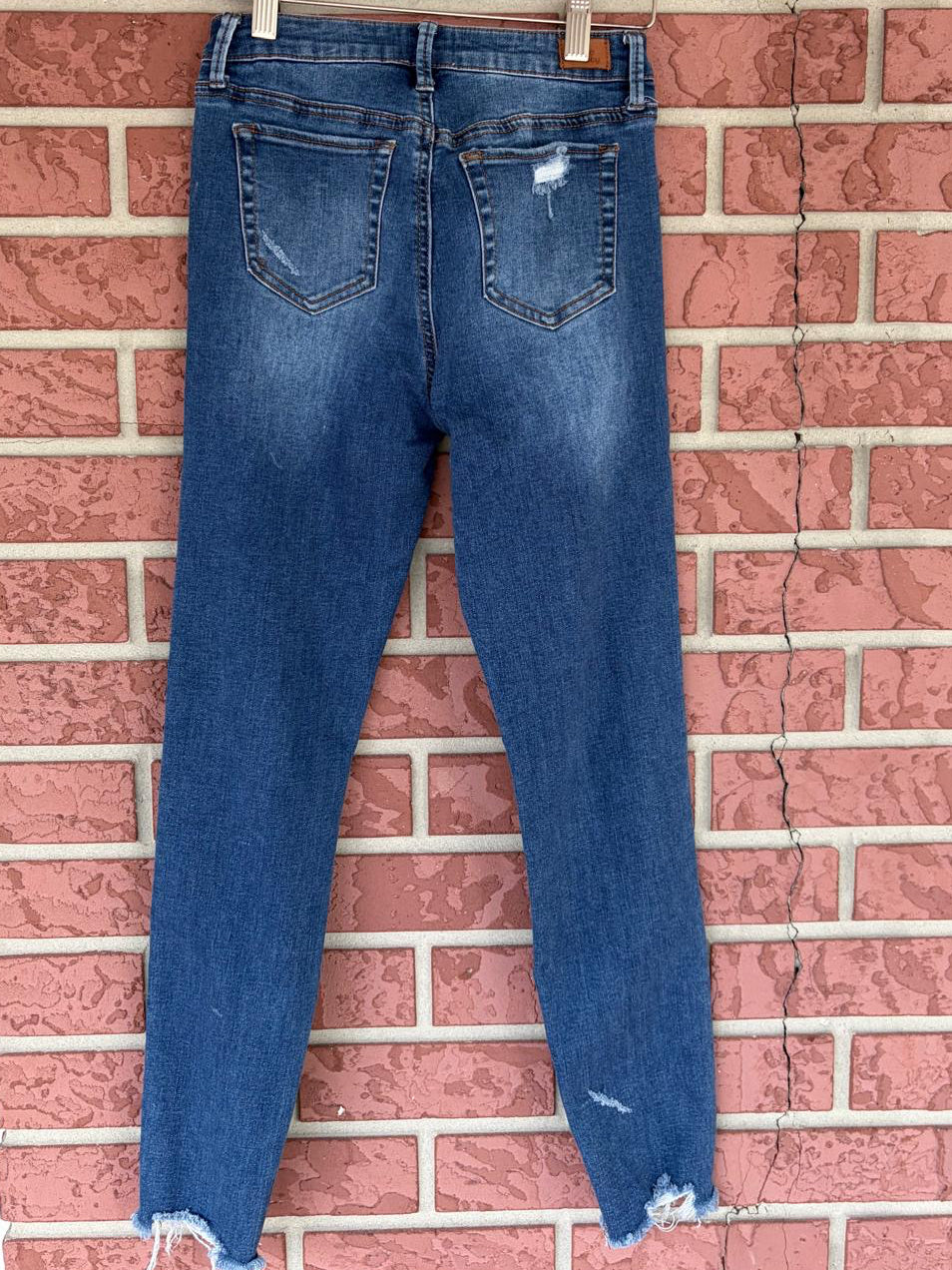 Simple Society dark denim ripped jeans