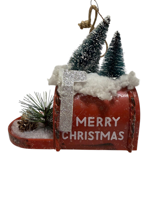 Merry Christmas mailbox ornaments