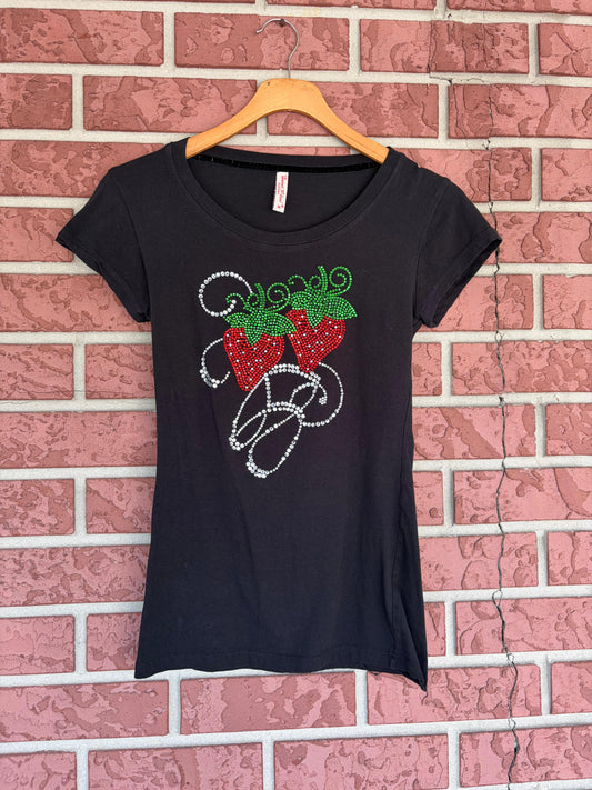 Strawberry bling tee
