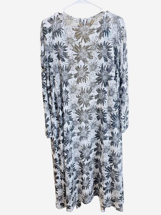 86 Lularoe maxi black white cardigan