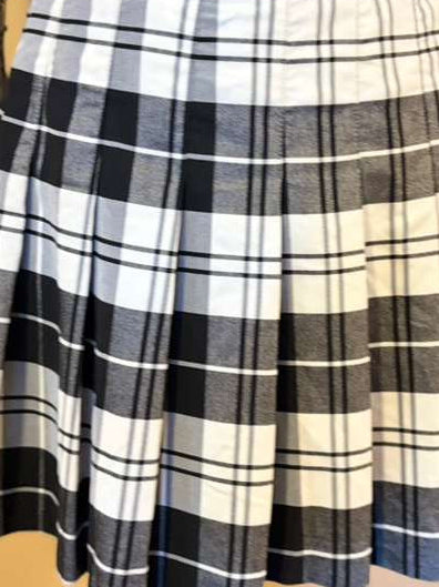 Plaid Black and White skirt