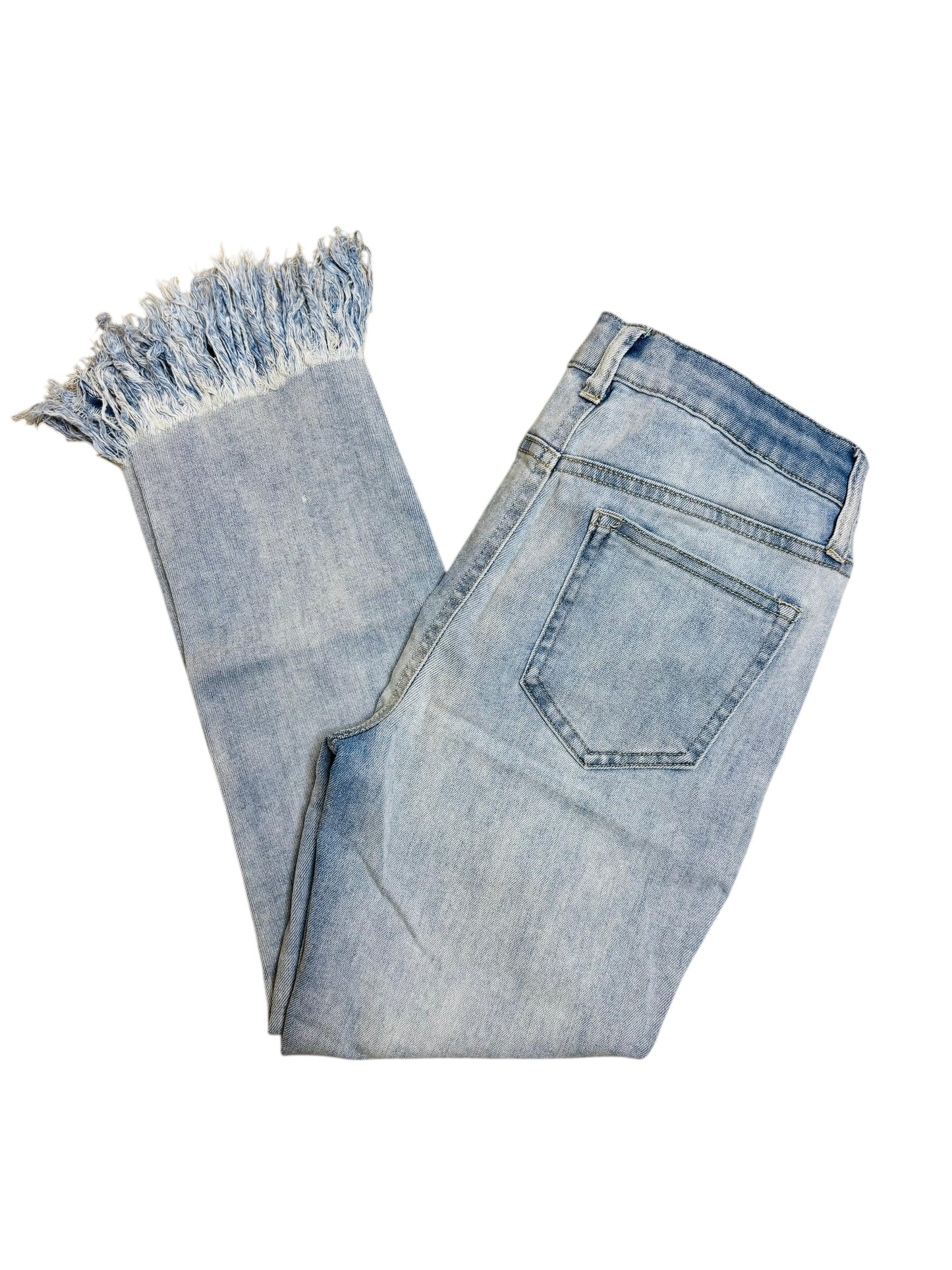 Chelsea and violet fringe jeans girls