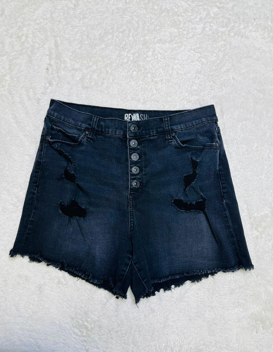 Rewash Black Shorts