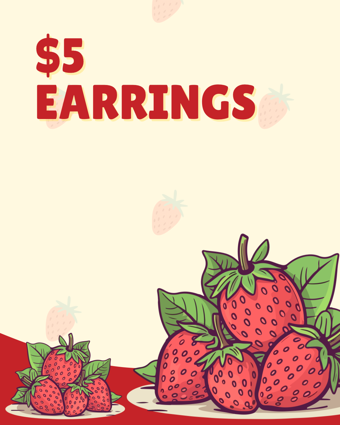 $5 earrings