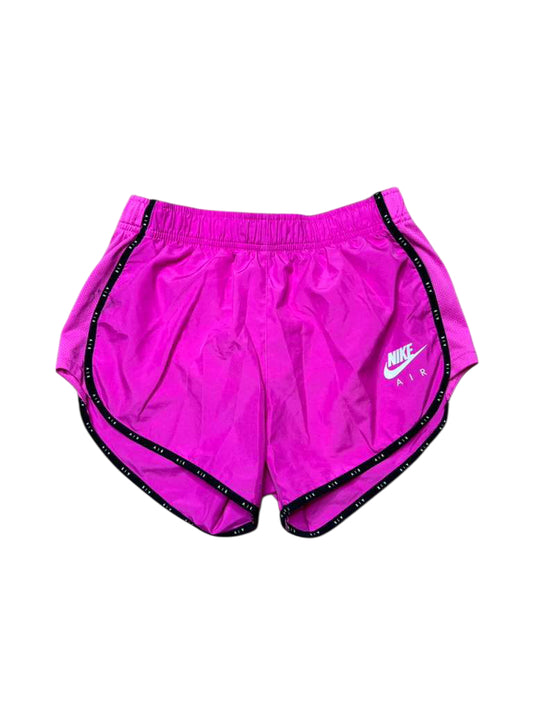 Nike fushia athletic shorts with black trim