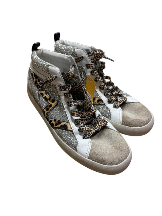 Cheetah and Glitter Hightop Sneaker