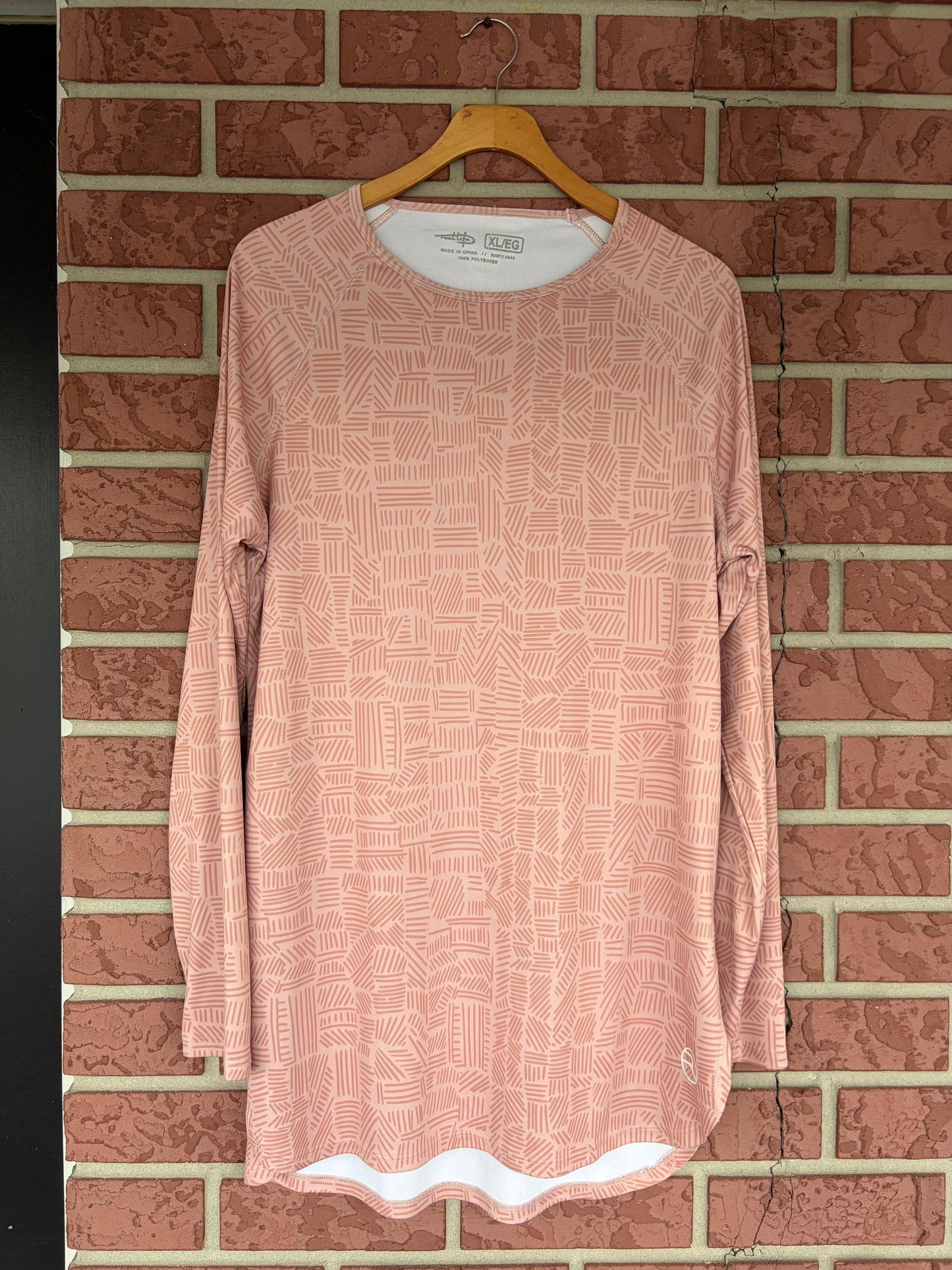 Reel Life peach long sleeve top