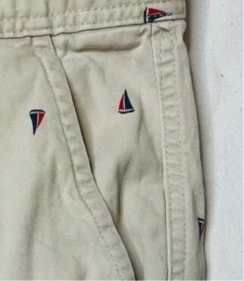 Boats on Tan Shorts