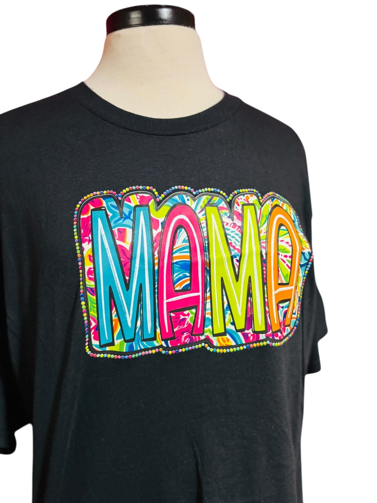 MAMA black  tee shirts