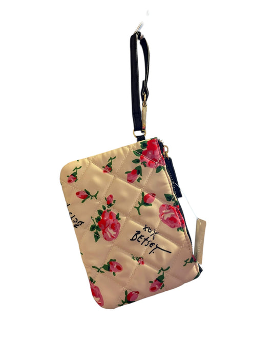 Betsy Johnson wristlet floral