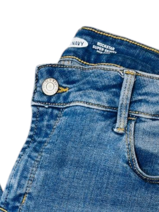 Old Navy rockstar jeans mid rise