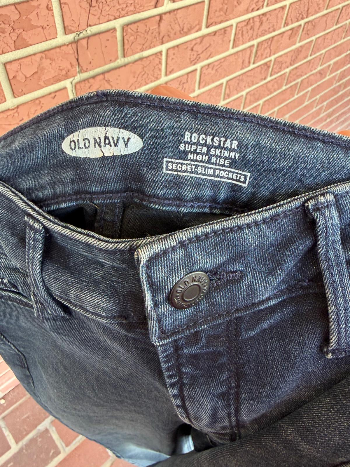 Old Navy black denim jeans