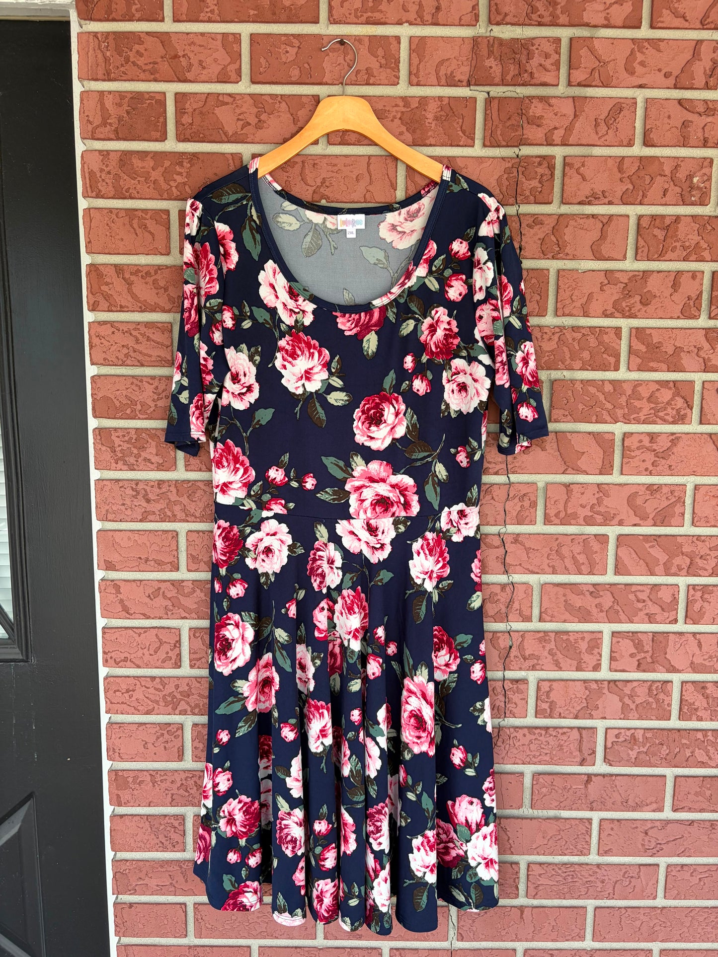 Lularoe floral midi dress