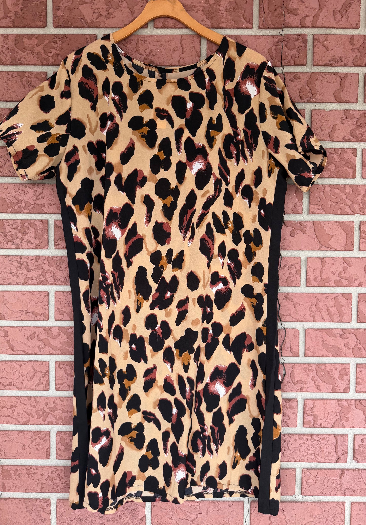 Cheetah Dress black stripe