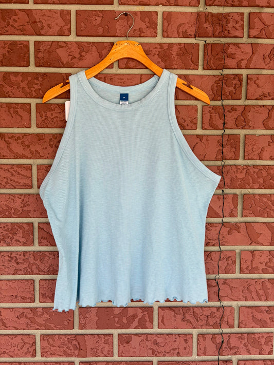 Old Navy baby blue tank top