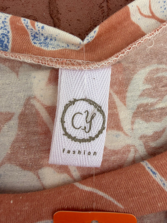 Cy floral coral dress