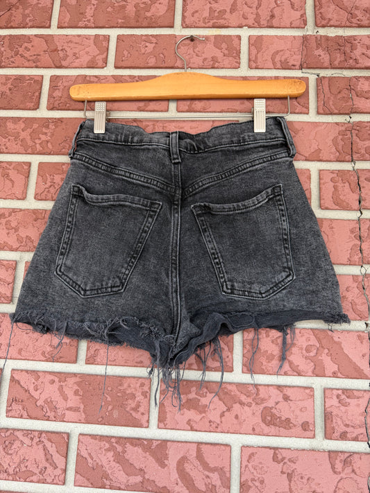 Old Navy black denim jean shorts