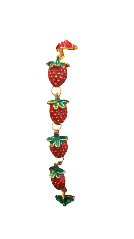 Strawberry bracelet 