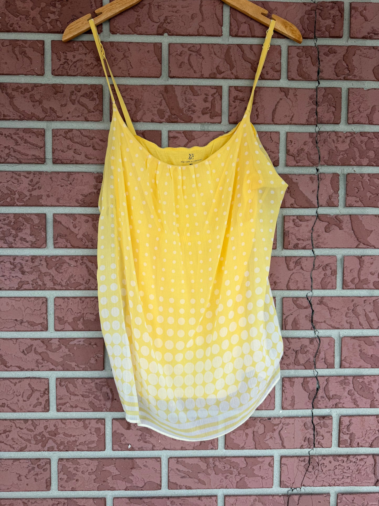 1204 NY & Co yellow cami top