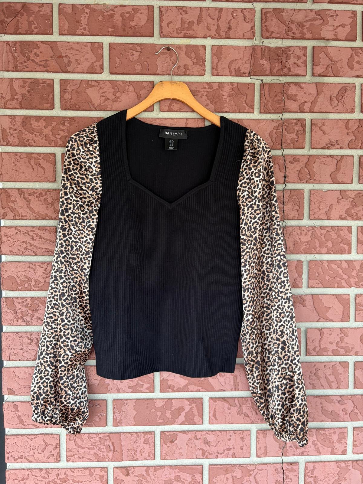 Bailey/44 Cheetah Long Sleeve Top
