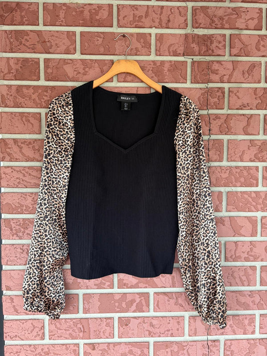 Bailey/44 Cheetah Long Sleeve Top